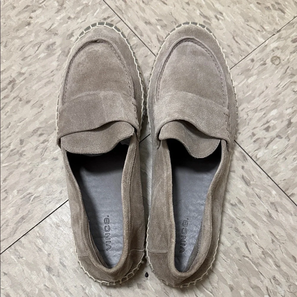Vince Women’s Suede Loafers - Gray - Picture 4 of 4